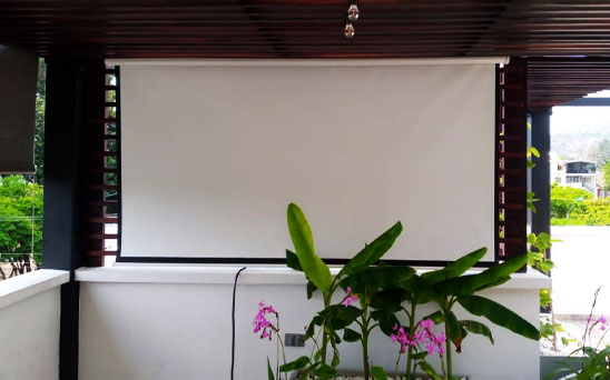 pantalla proyeccion sistema manual 180 180 cali colombia